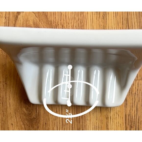 Lenape 1975-01 white tub soap dish - Professional series. - Picture 10 of 10